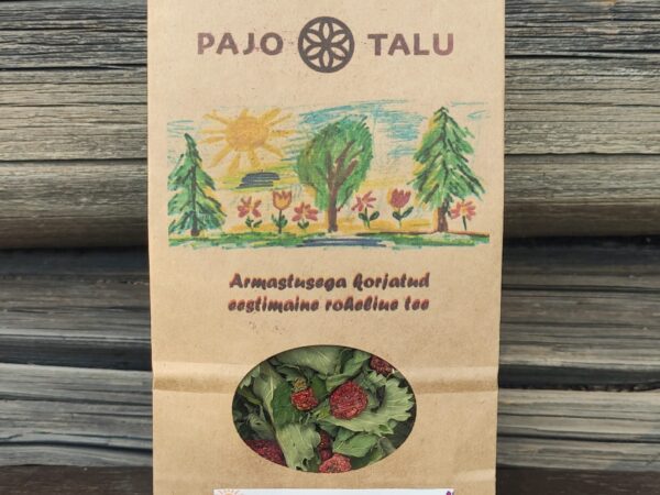 Metsmaasika tee koos maasikamündi, sidrunmelissi ja kuumaasikatega 30g Metsmaasika tee koos maasikamündi, sidrunmelissi ja kuumaasikatega 30g