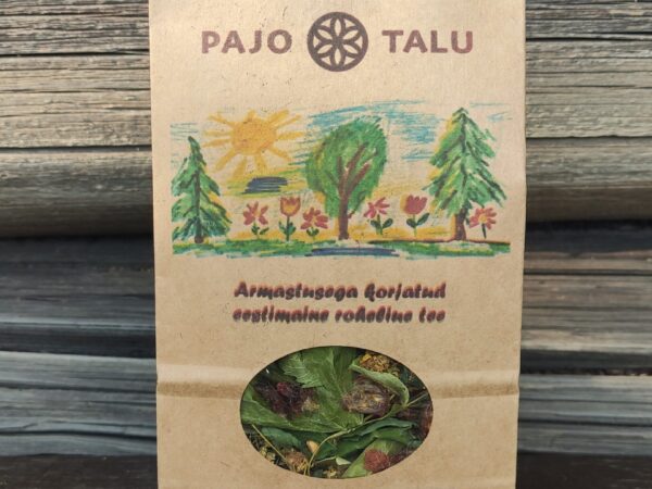 Pärnaõietee koos mustsõstralehtede, inglise mündi ja kibuvitsamarjadega 30 g