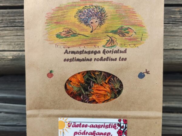 Väetee- aasristik, põdrakanep, naistepuna, saialill ja pihlakamarjad 50 g Väetee- aasristik, põdrakanep, naistepuna, saialill ja pihlakamarjad 50 g