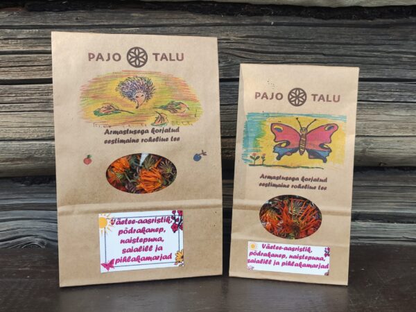 Väetee- aasristik, põdrakanep, naistepuna, saialill ja pihlakamarjad 30 g ja 50 g