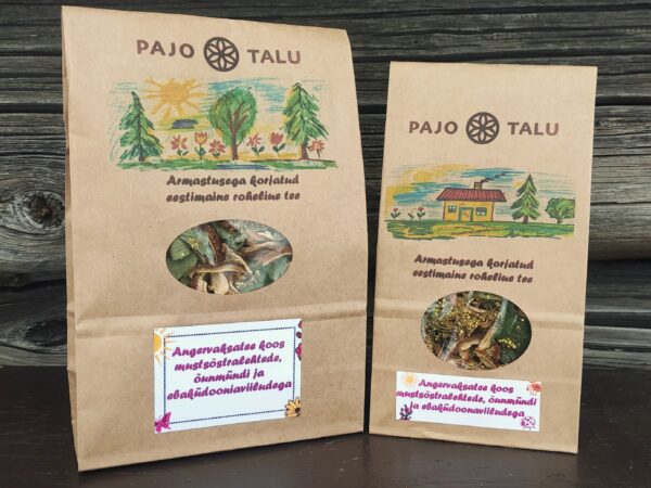 Angervaksatee koos mustsõstralehtede, õunmündi ja ebaküdooniaviiludega 30 g ja 50 g