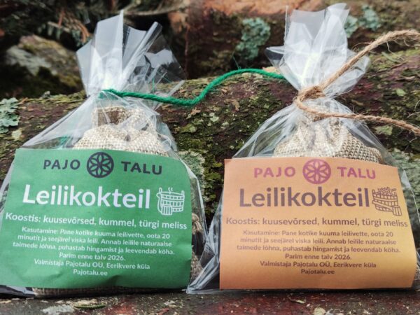 Leilikokteil-kuusevõrsed, kummel, türgi meliss