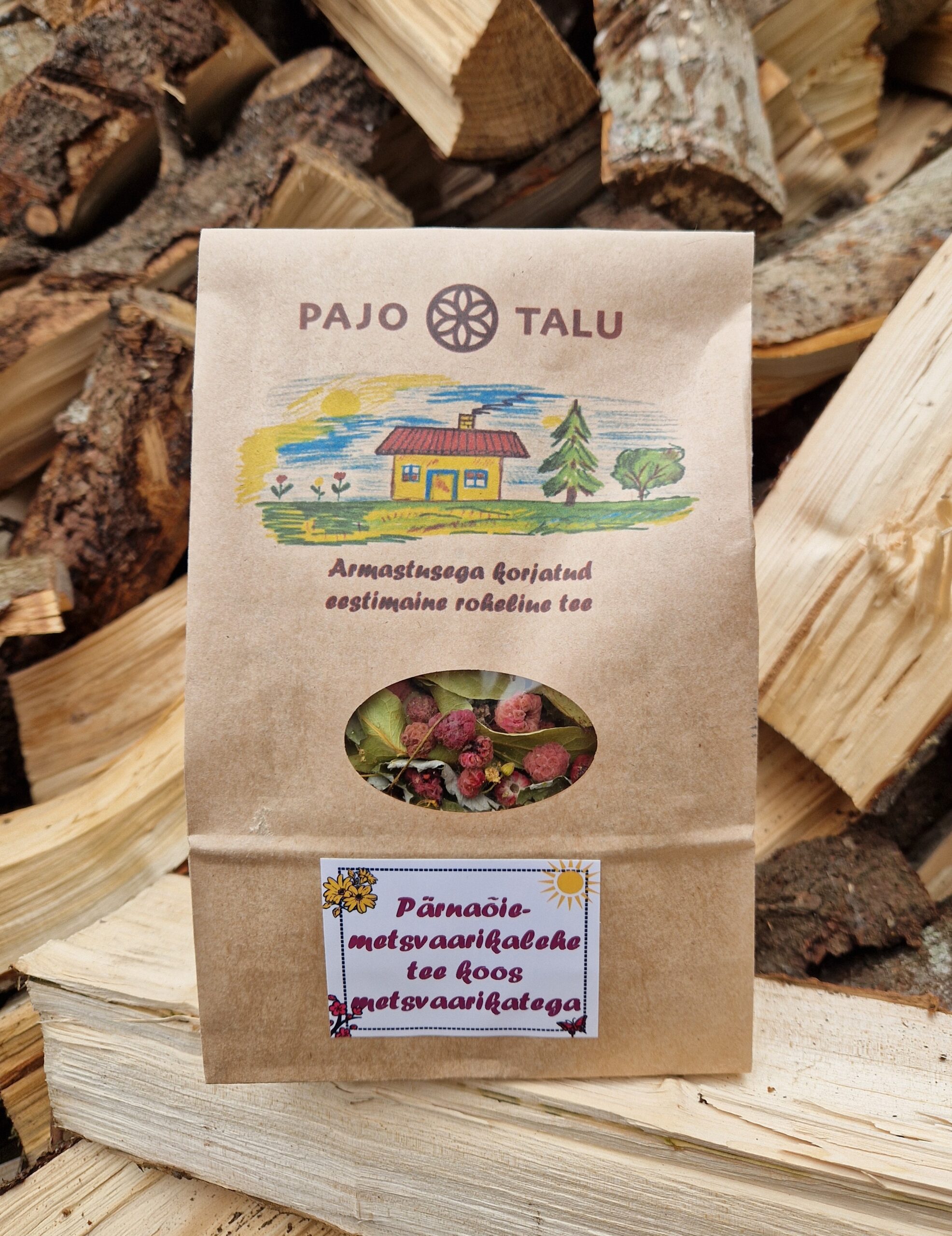 Pärnaõie-metvaarikalehe tee koos metsvaarikatega 50g